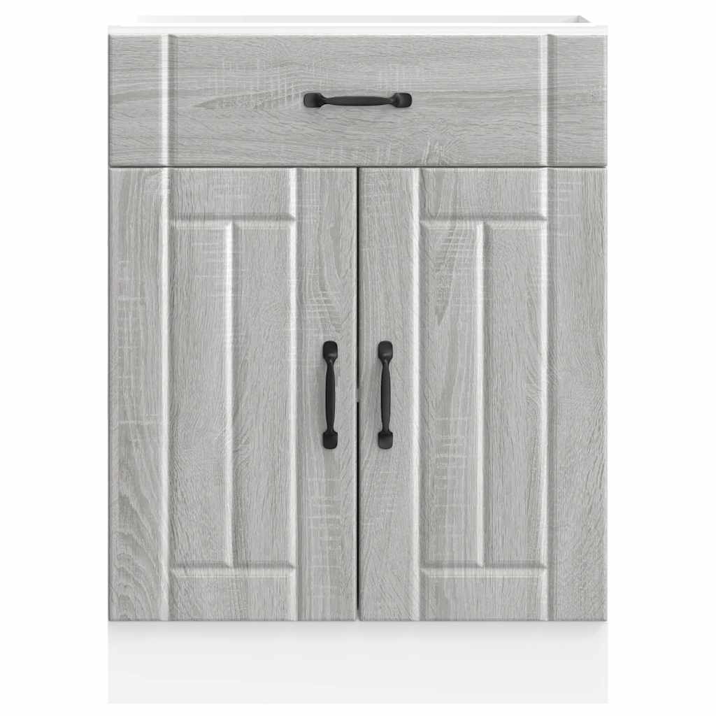 Køkkenunderskab Lucca Grey Sonoma træmateriale