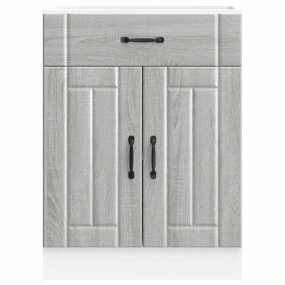 Køkkenunderskab Lucca Grey Sonoma træmateriale