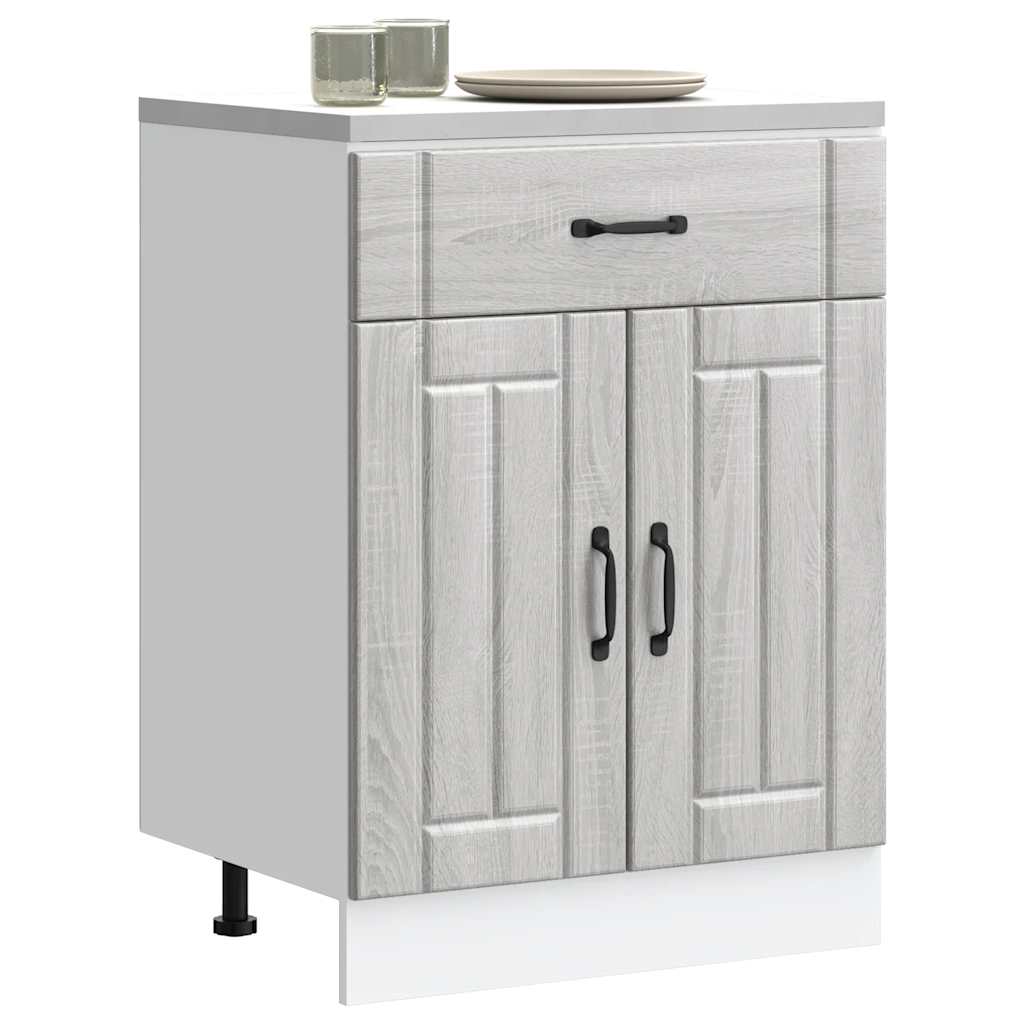 Køkkenunderskab Lucca Grey Sonoma træmateriale