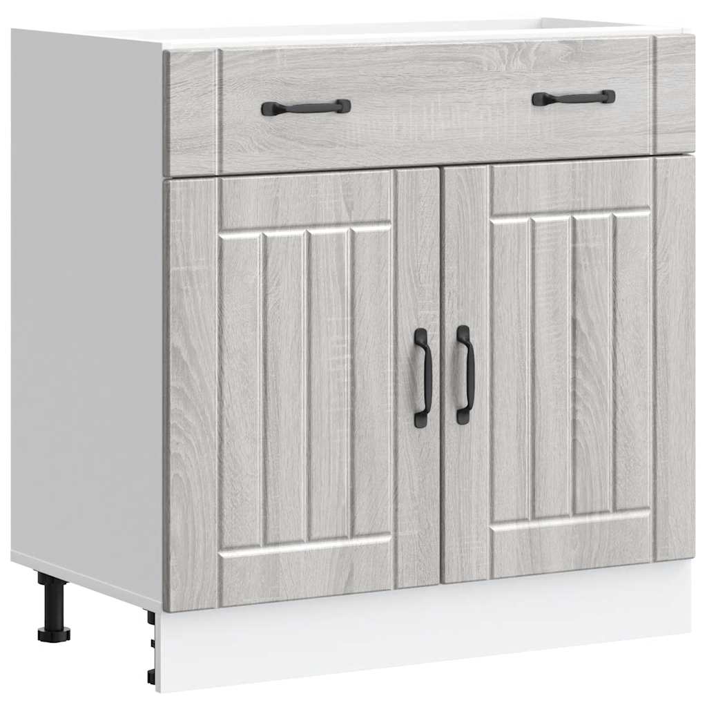 Køkkenunderskab Lucca Grey Sonoma træmateriale