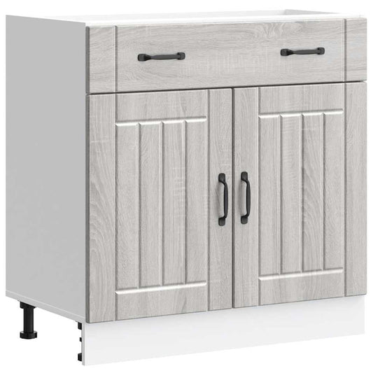 Køkkenunderskab Lucca Grey Sonoma træmateriale