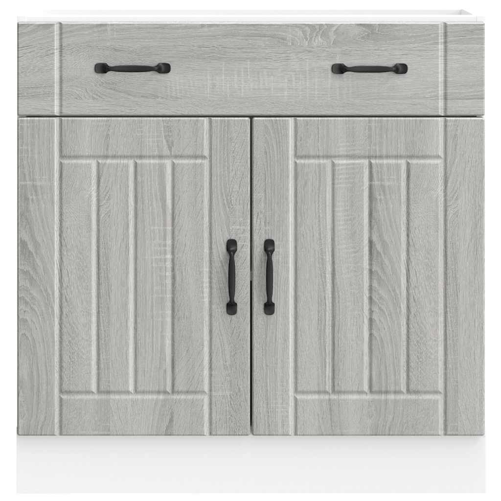 Køkkenunderskab Lucca Grey Sonoma træmateriale