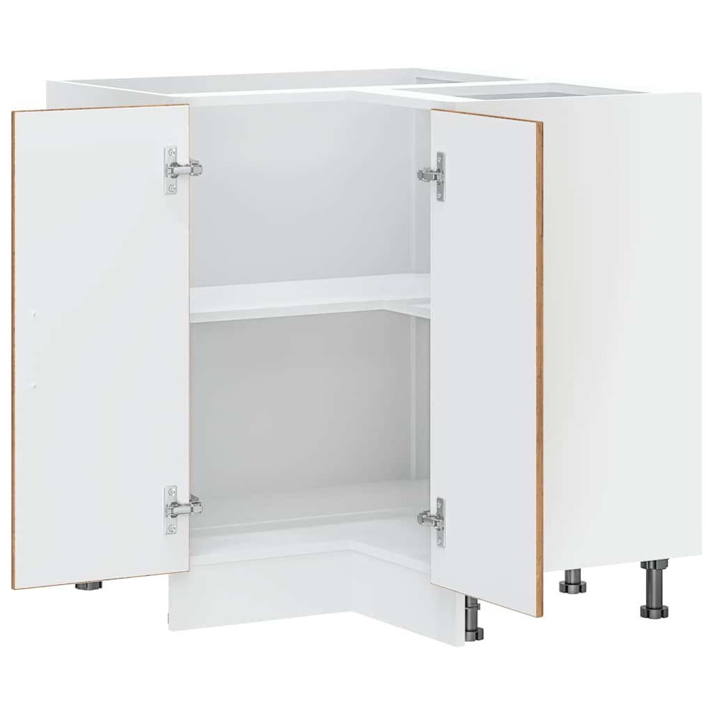 Køkken hjørne underskab Lucca gammelt træ look træ materiale