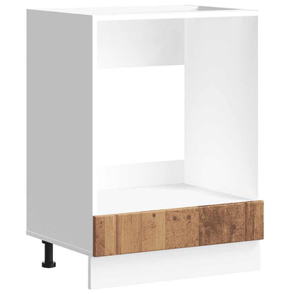 Herdumbauschrank Lucca Altholz-Optik Holzwerkstoff