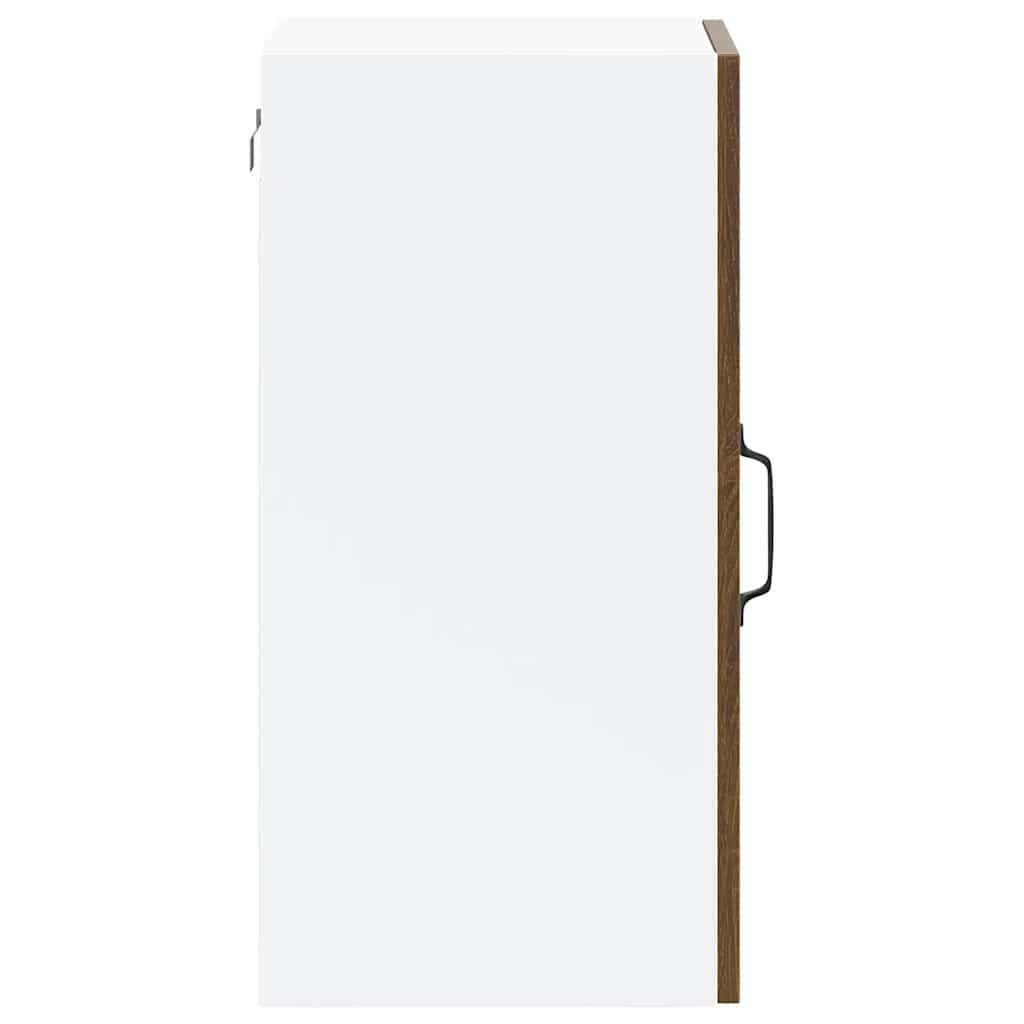 Køkken overskab med glaslåge Lucca Brown Oak look