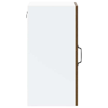 Køkken overskab med glaslåge Lucca Brown Oak look