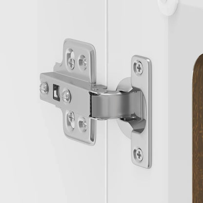 Køkken overskab med glaslåge Lucca Brown Oak look