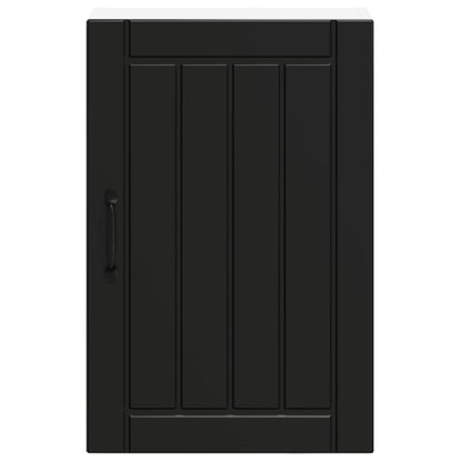 Küchen-Hängeschrank Lucca Schwarz Holzwerkstoff
