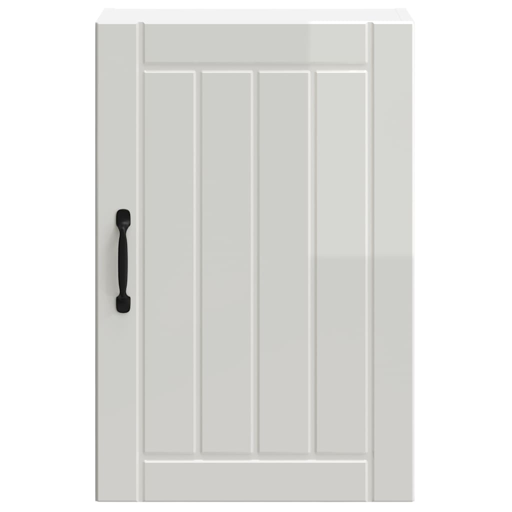 Küchen-Hängeschrank Lucca Hochglanz-Weiß Holzwerkstoff