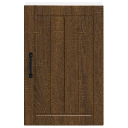 Küchen-Hängeschrank Lucca Braun Eichen-Optik Holzwerkstoff