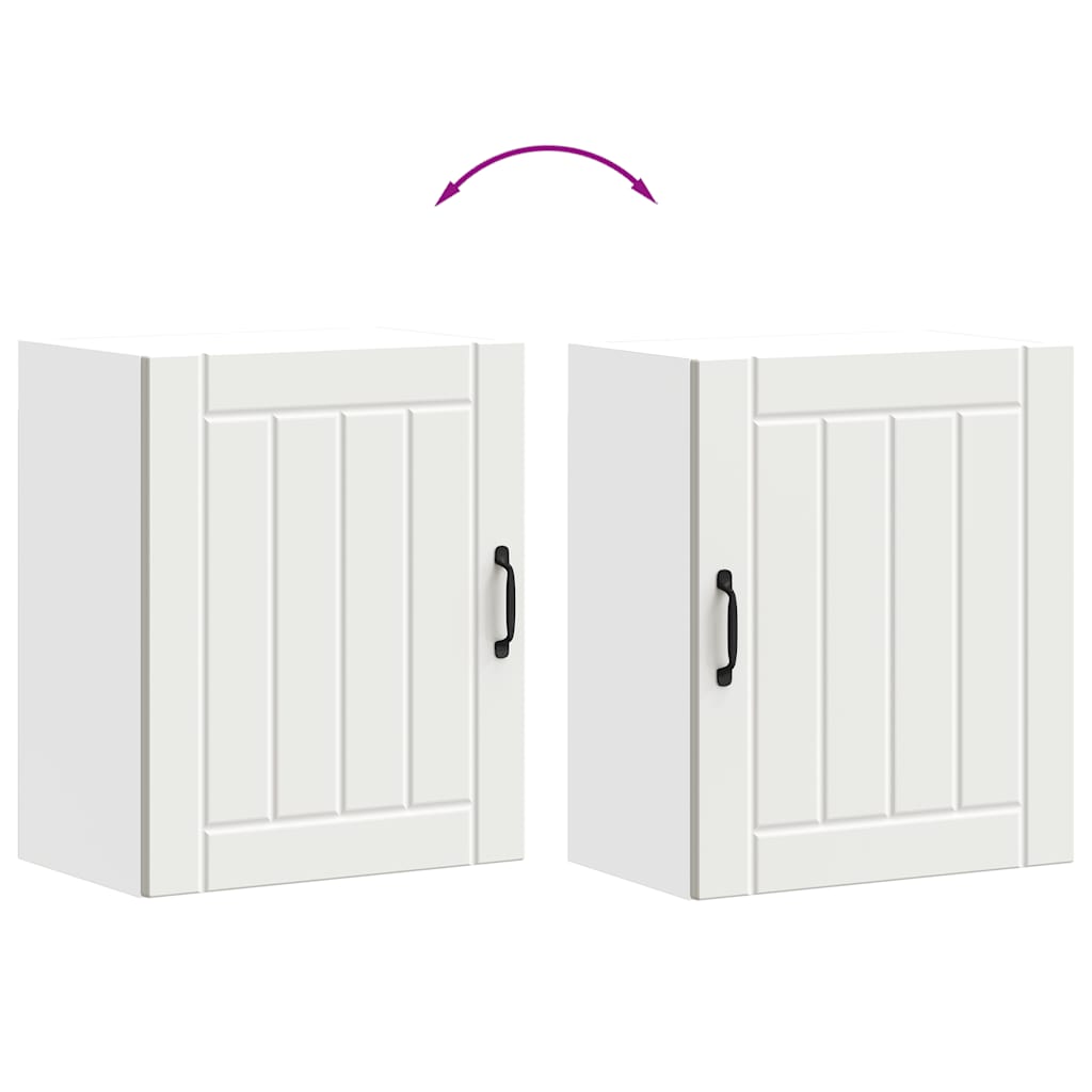 Küchen-Hängeschrank Lucca Weiß Holzwerkstoff