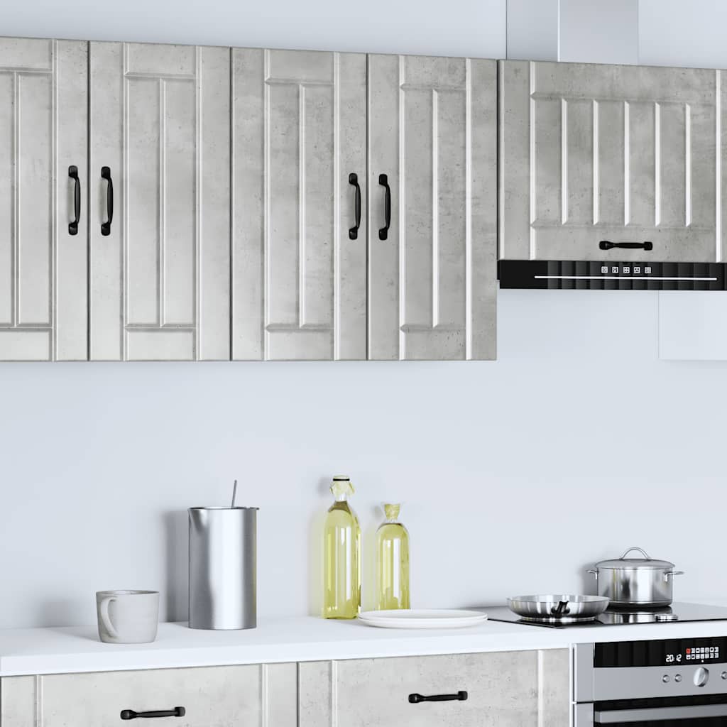 Küchen-Hängeschrank Lucca Betongrau Holzwerkstoff
