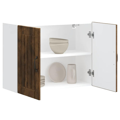 Küchen-Hängeschrank Lucca Räuchereiche Holzwerkstoff