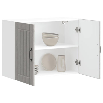 Küchen-Hängeschrank Lucca Grau Sonoma Holzwerkstoff