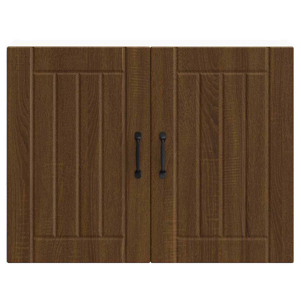 Küchen-Hängeschrank Lucca Braun Eichen-Optik Holzwerkstoff