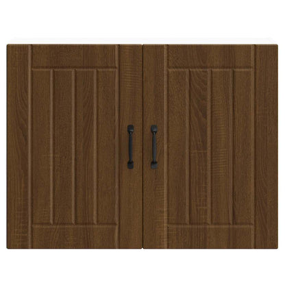 Küchen-Hängeschrank Lucca Braun Eichen-Optik Holzwerkstoff