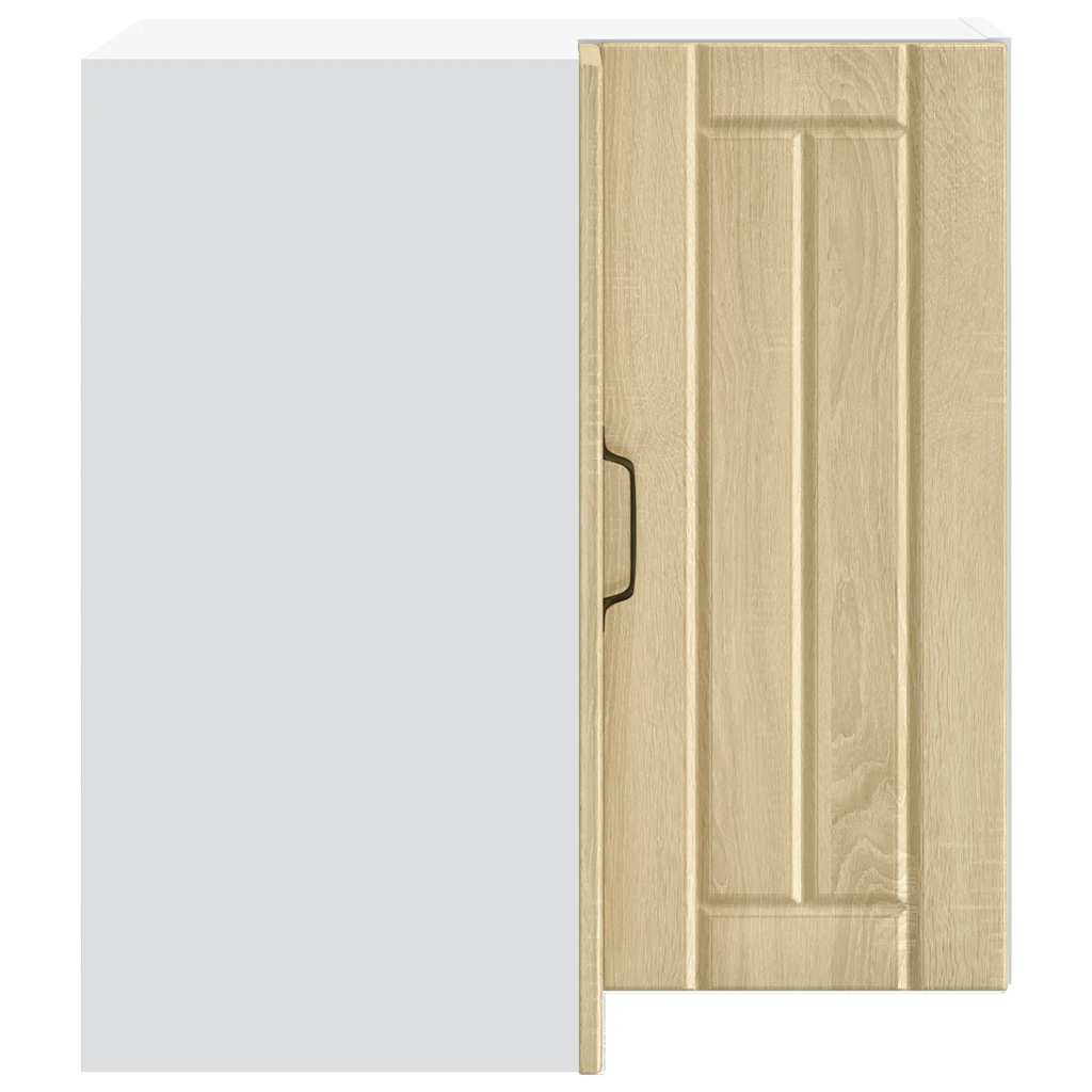 Küchen-Eckhängeschrank Lucca Sonoma-Eiche Holzwerkstoff