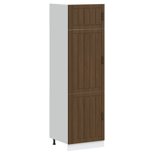 Køkkenskab Lucca Brown Oak Look Træmateriale