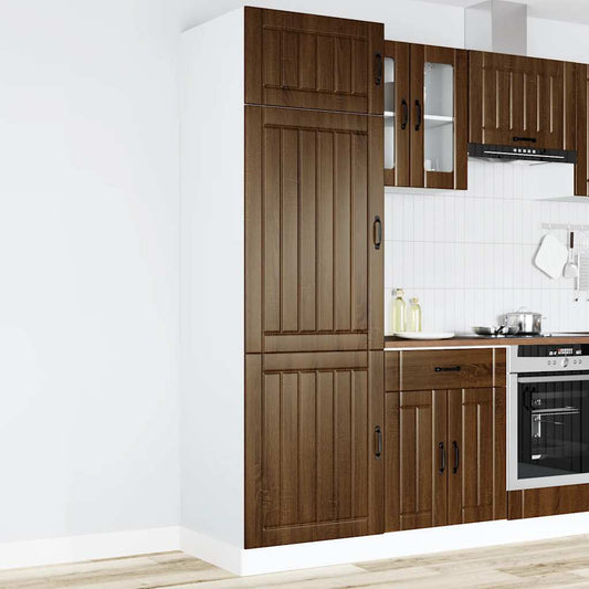 Køkkenskab Lucca Brown Oak Look Træmateriale