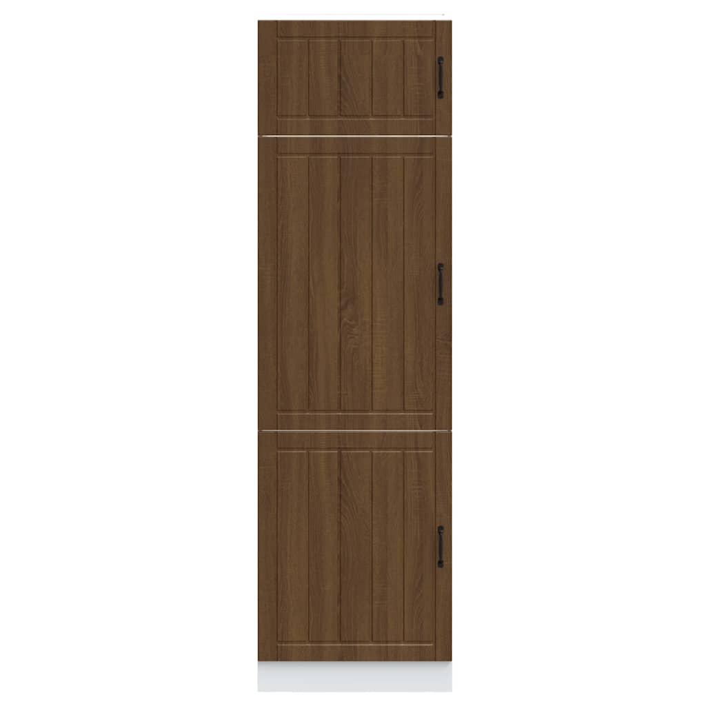 Køkkenskab Lucca Brown Oak Look Træmateriale