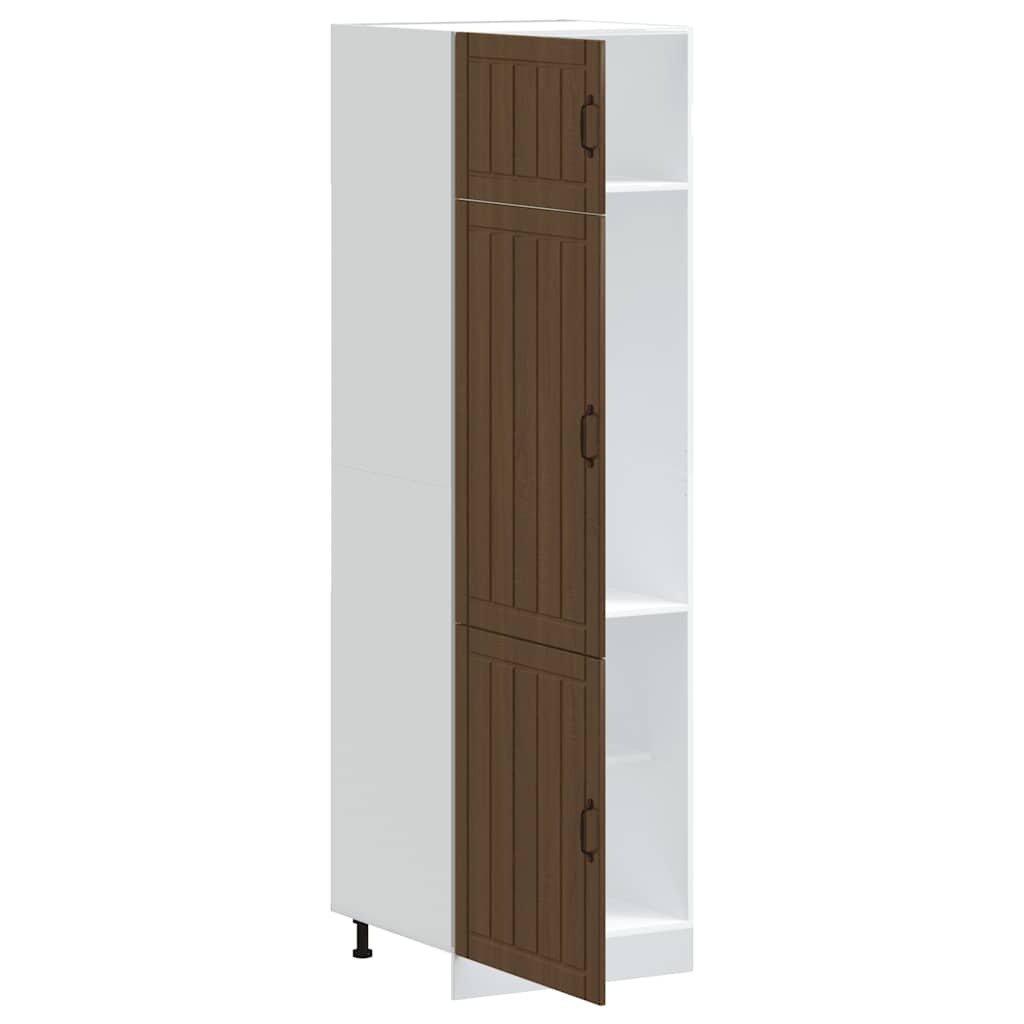Køkkenskab Lucca Brown Oak Look Træmateriale