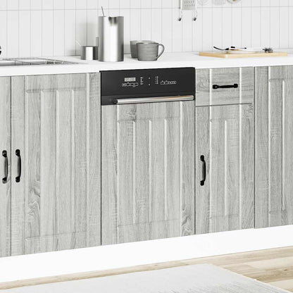 Opvaskemaskine panel Lucca Grey Sonoma træmateriale
