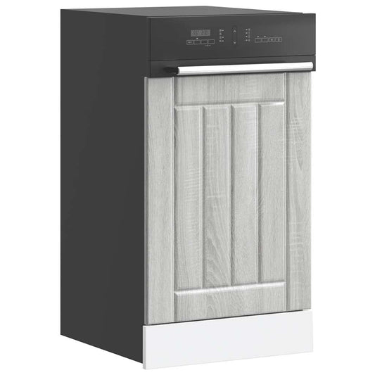 Opvaskemaskine panel Lucca Grey Sonoma træmateriale