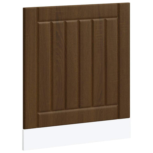 Opvaskemaskine panel Lucca Brun eg-look træmateriale