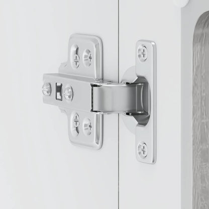 Køkken overskab med glaslåge Lucca Grey Sonoma træmateriale