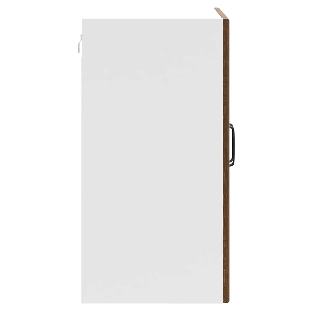 Køkken overskab med glaslåge Lucca Brown Oak look