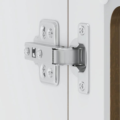 Køkken overskab med glaslåge Lucca Brown Oak look