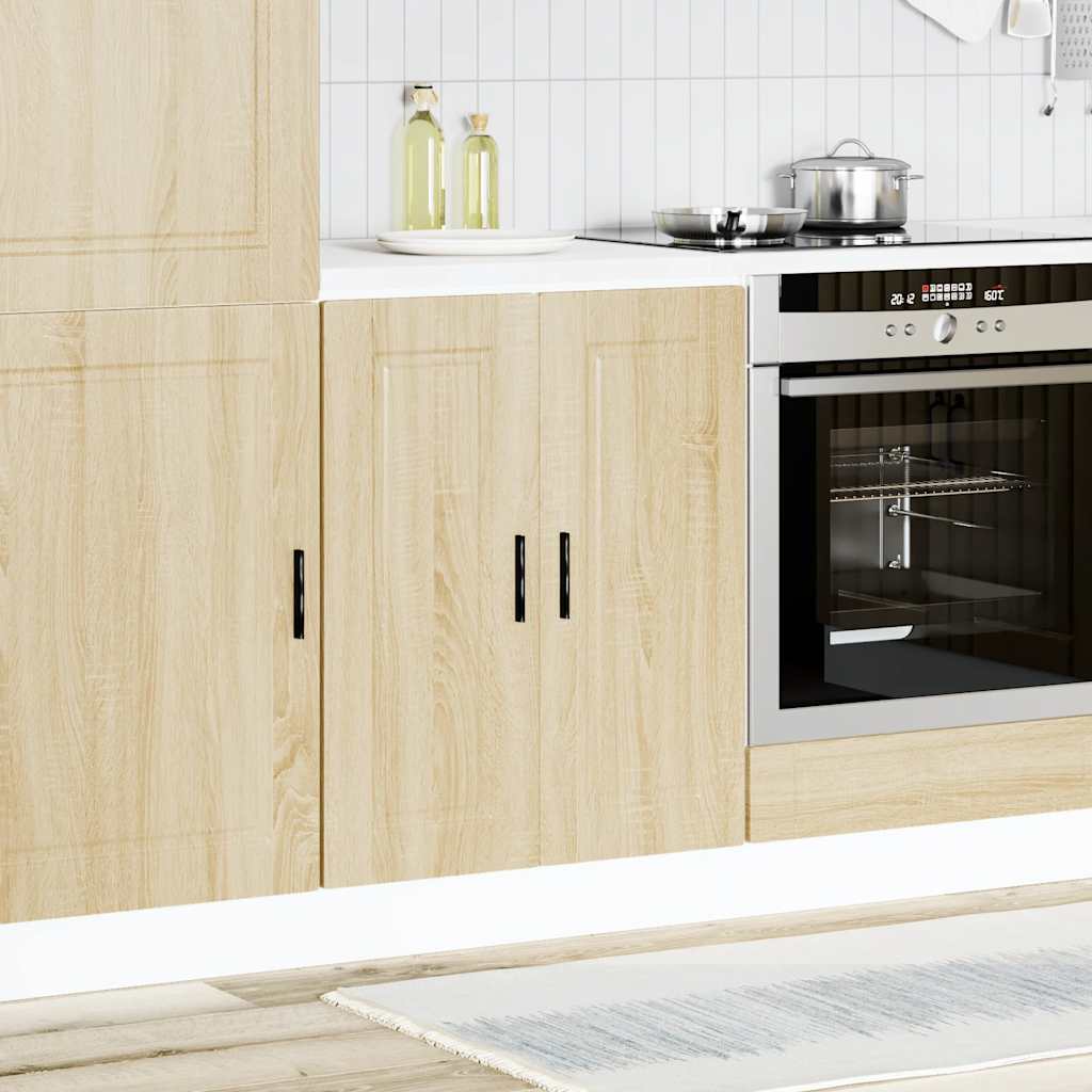 Køkkenunderskab Porto Sonoma egetræ materiale
