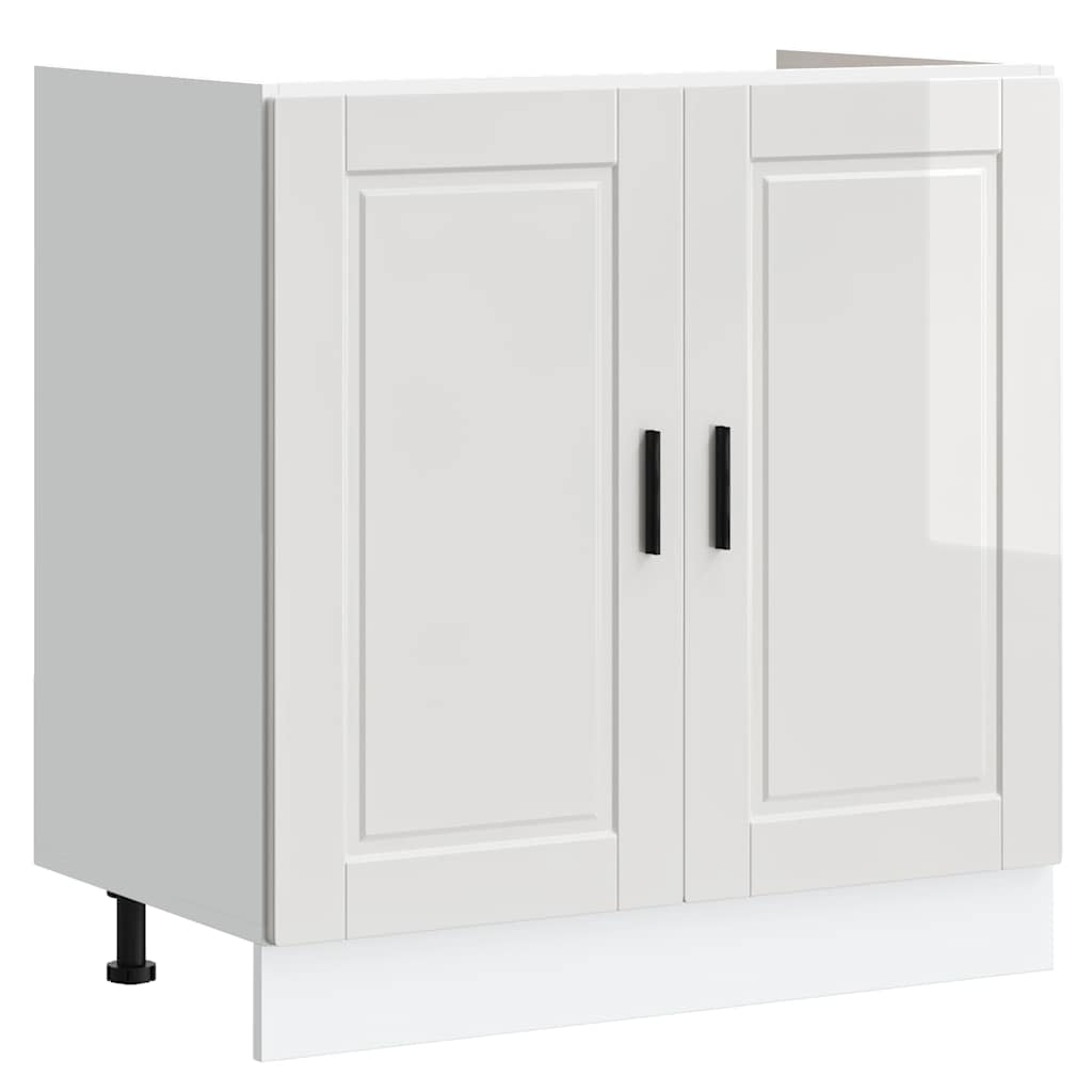 Vask underskab Porto højglans hvid 80x46x81,5 cm