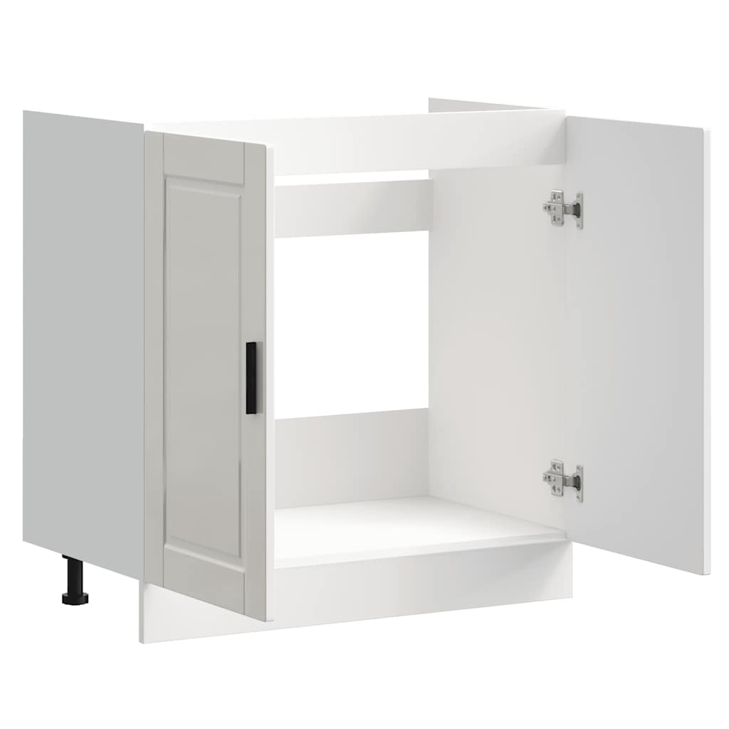 Vask underskab Porto højglans hvid 80x46x81,5 cm