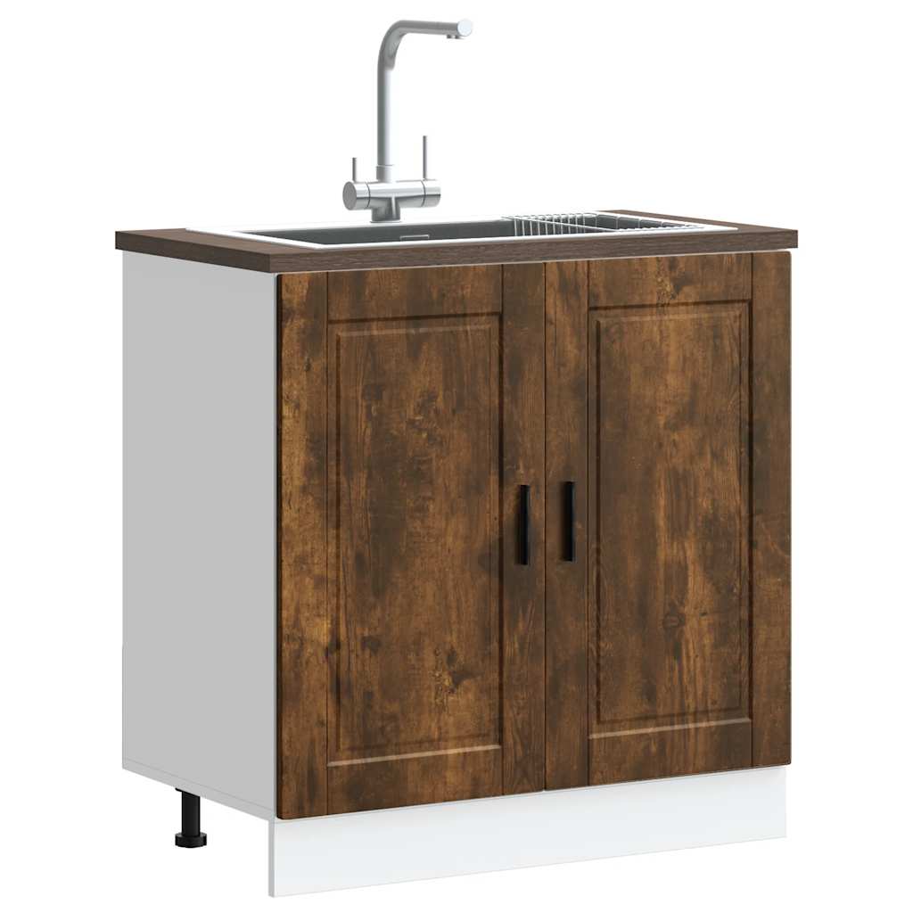 Vask underskab Porto røget eg 80x46x81,5 cm