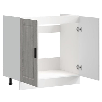 Vask underskab Porto Grå Sonoma 80x46x81,5cm træmateriale