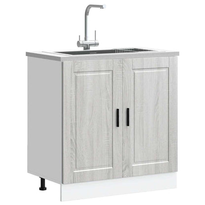 Vask underskab Porto Grå Sonoma 80x46x81,5cm træmateriale