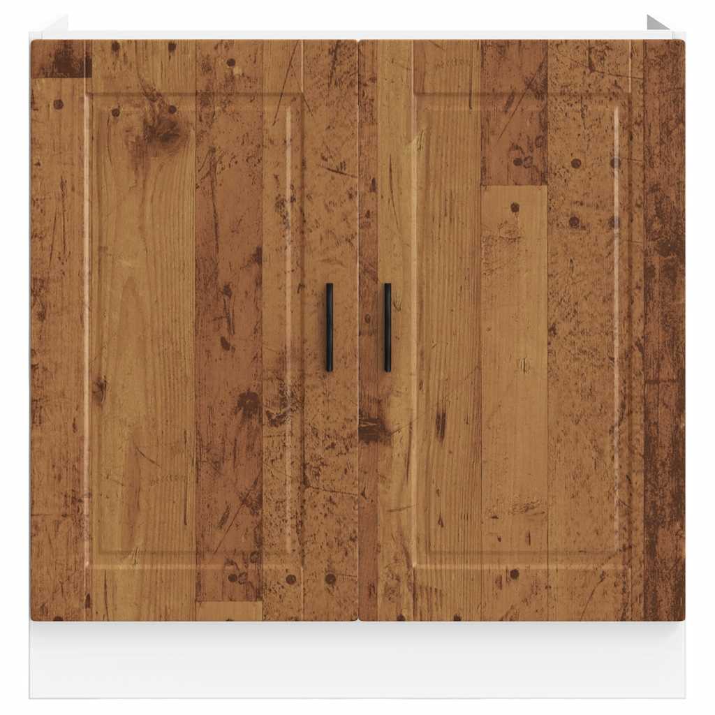 Vask underskab Porto gammelt træ look 80x46x81,5 cm