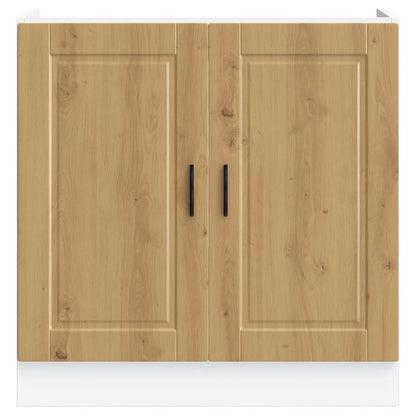 Spülenunterschrank Porto Artisan-Eiche 80x46x81,5 cm