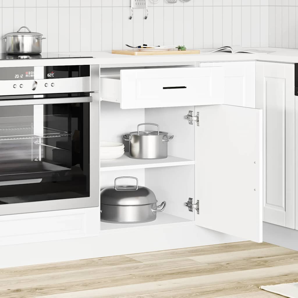 Küchenunterschrank Porto Weiß Holzwerkstoff