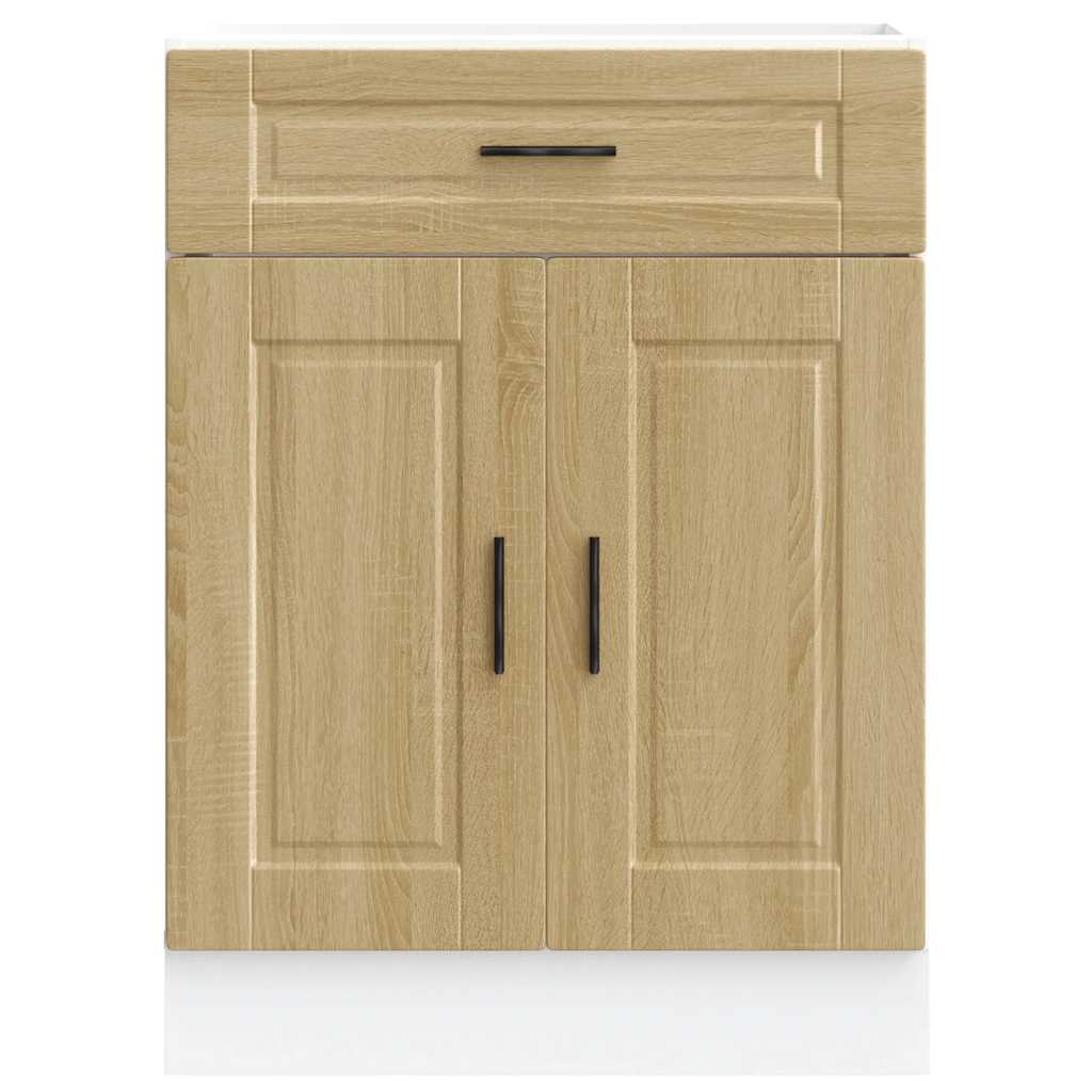 Küchenunterschrank Porto Sonoma-Eiche Holzwerkstoff