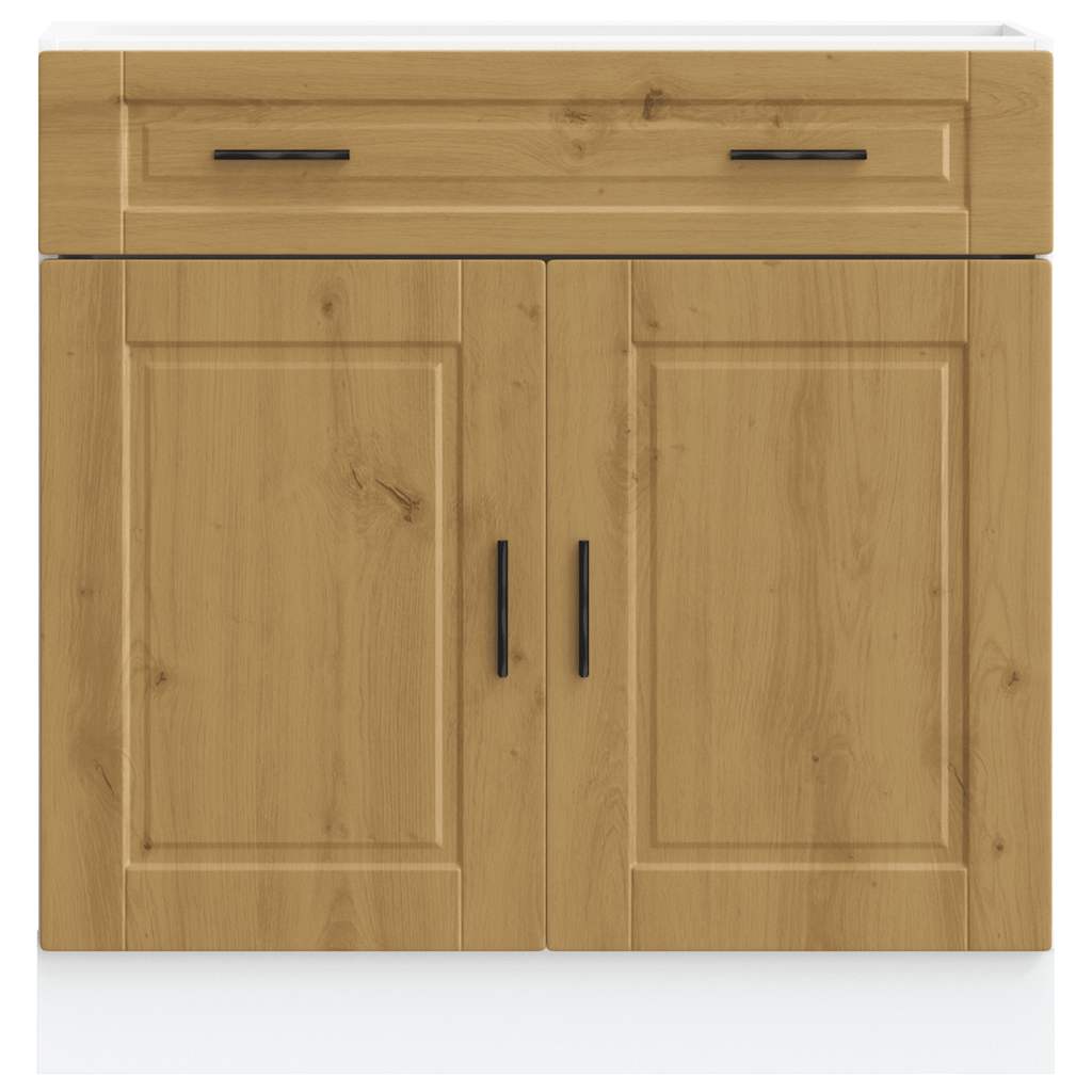 Küchenunterschrank Porto Artisan-Eiche Holzwerkstoff