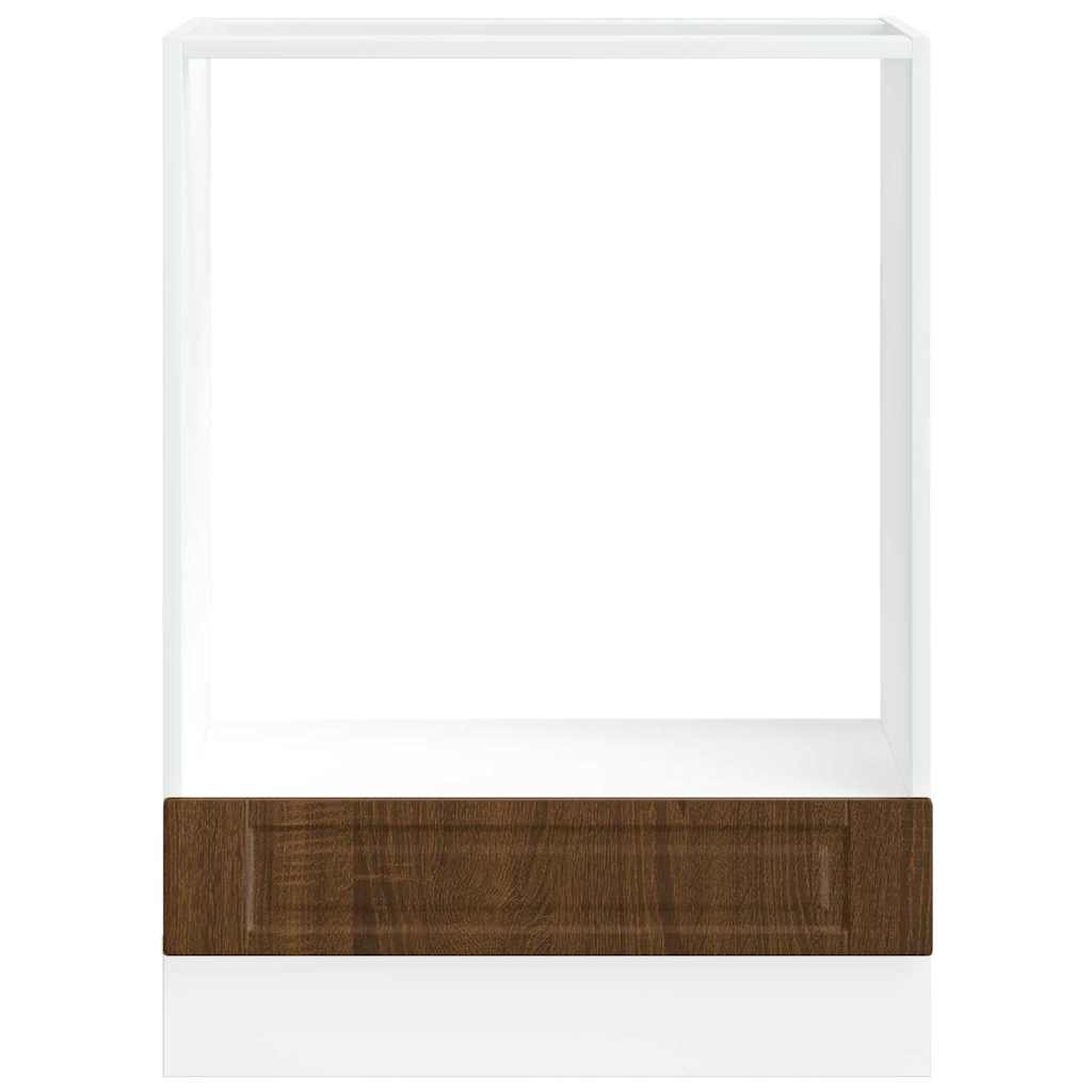 Herdumbauschrank Porto Braun Eichen-Optik Holzwerkstoff