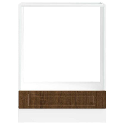 Herdumbauschrank Porto Braun Eichen-Optik Holzwerkstoff