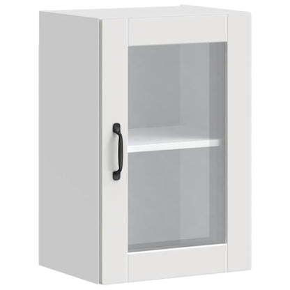 Küchen-Hängeschrank mit Glastür Porto Weiß