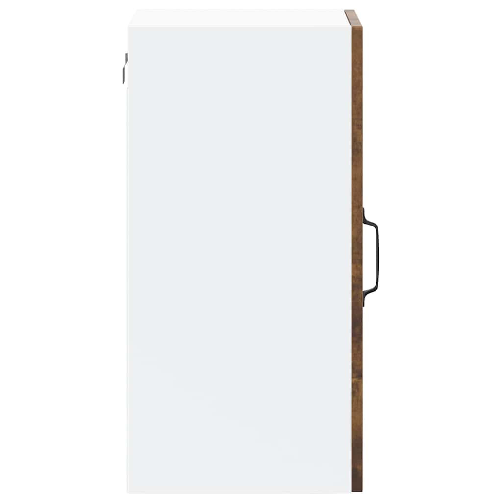 Küchen-Hängeschrank mit Glastür Porto Räuchereiche