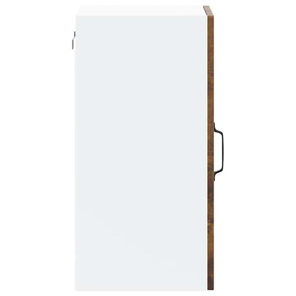 Küchen-Hängeschrank mit Glastür Porto Räuchereiche
