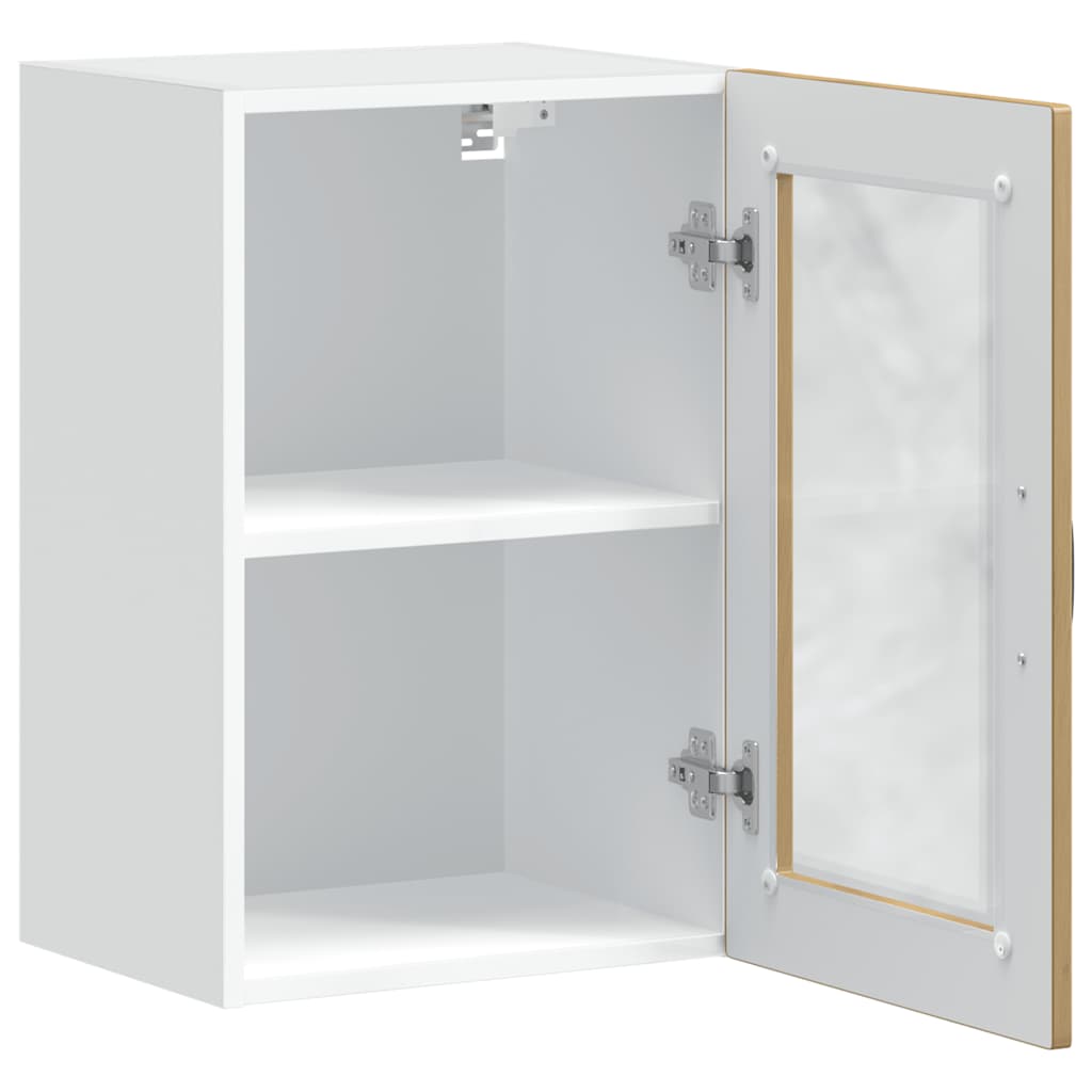 Küchen-Hängeschrank mit Glastür Porto Artisan-Eiche
