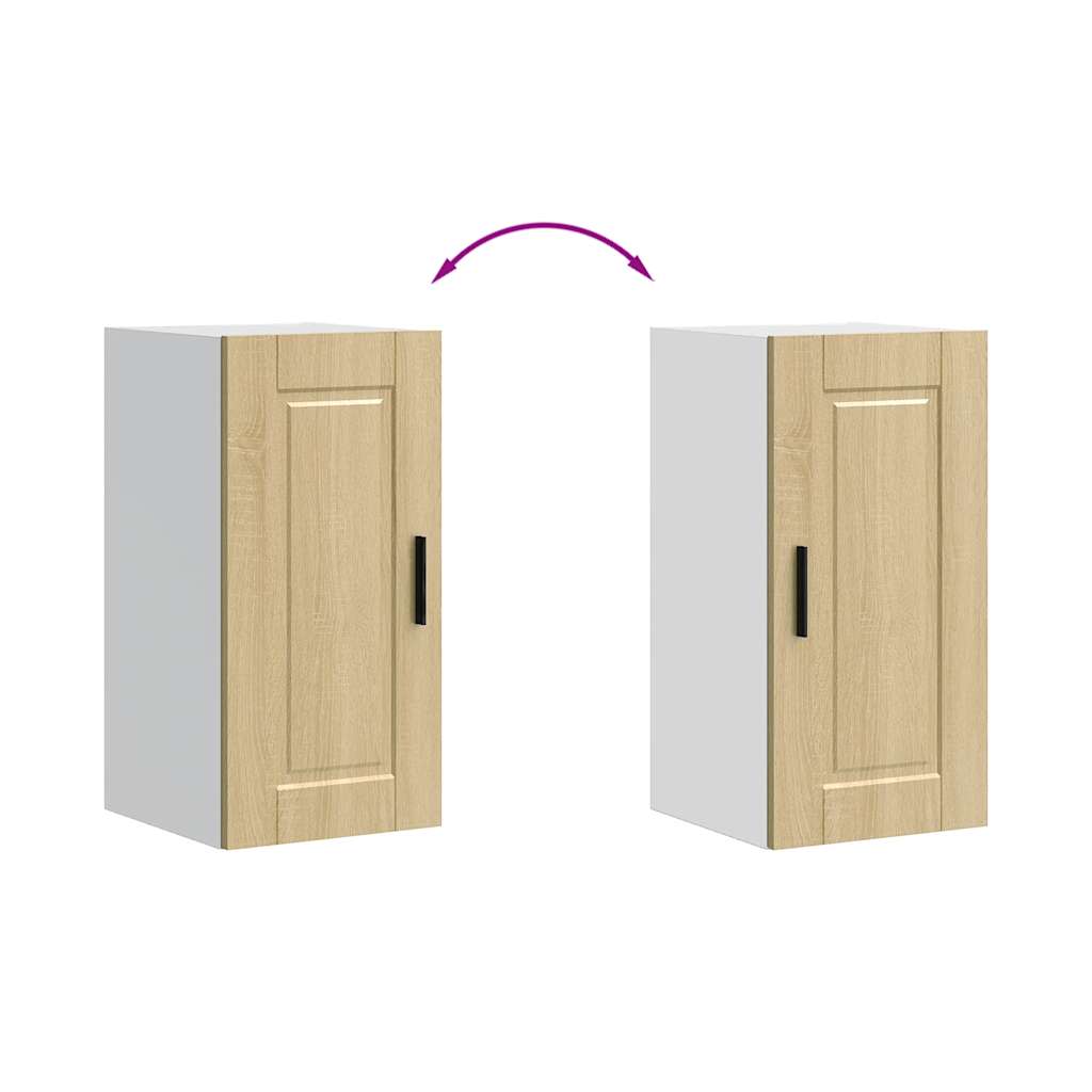 Küchen-Hängeschrank Porto Sonoma-Eiche Holzwerkstoff