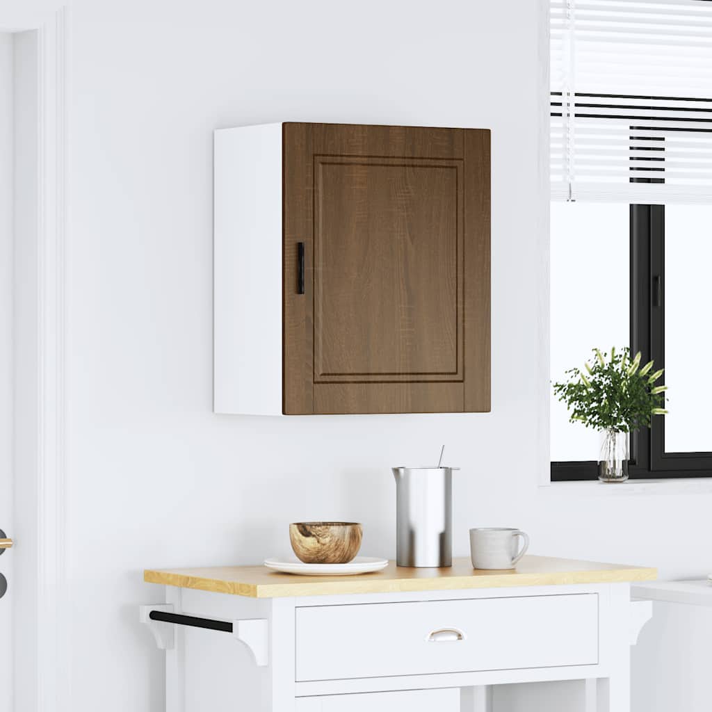 Küchen-Hängeschrank Porto Braun Eichen-Optik Holzwerkstoff